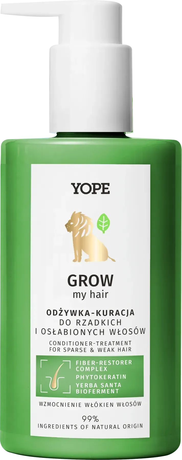 Бальзам для волосся Yope GROW MY HAIR Conditioner-Treatment for Sparse&Weak Hair 300 мл (5903760208158) - Фото 1