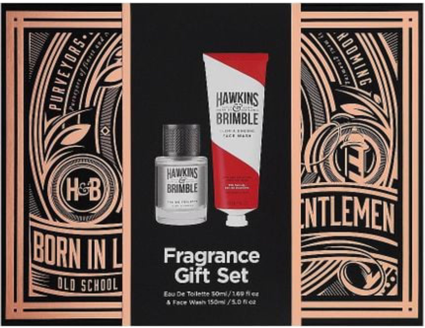 Подарунковий набір для догляду за обличчям Hawkins&Brimble Fragrance Gift box (5060495675065) - Фото 1
