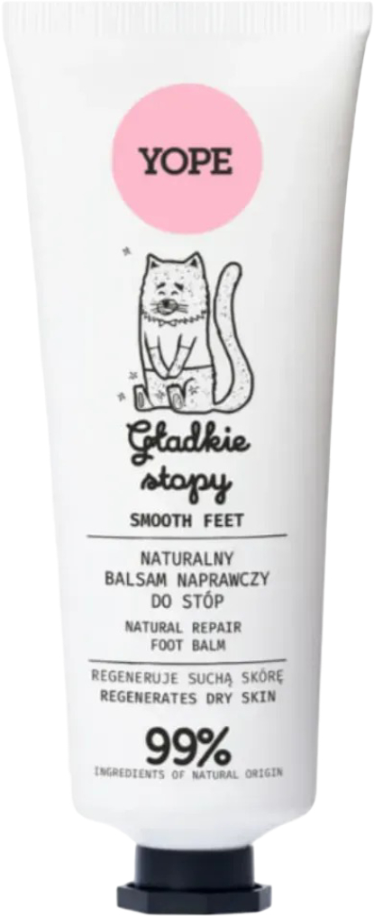 Крем для ніг Yope SMOOTH FEET NATURAL REPAIR FOOT BALM 75 мл (5903760204976) - Фото 1
