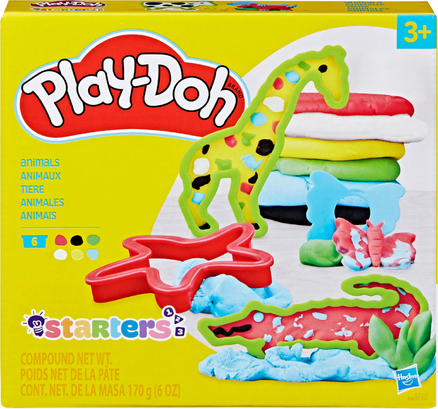 Наборы для лепки Hasbro Основы E8535 Play-Doh FUNDAMENTALS ANIMALS (E8530_E8535) - Фото 1