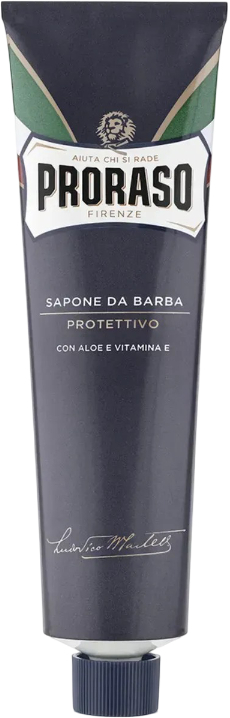 Крем для гоління Proraso Shaving Cream Tube Protective Aloe 150 мл (8004395001477) - Фото 1