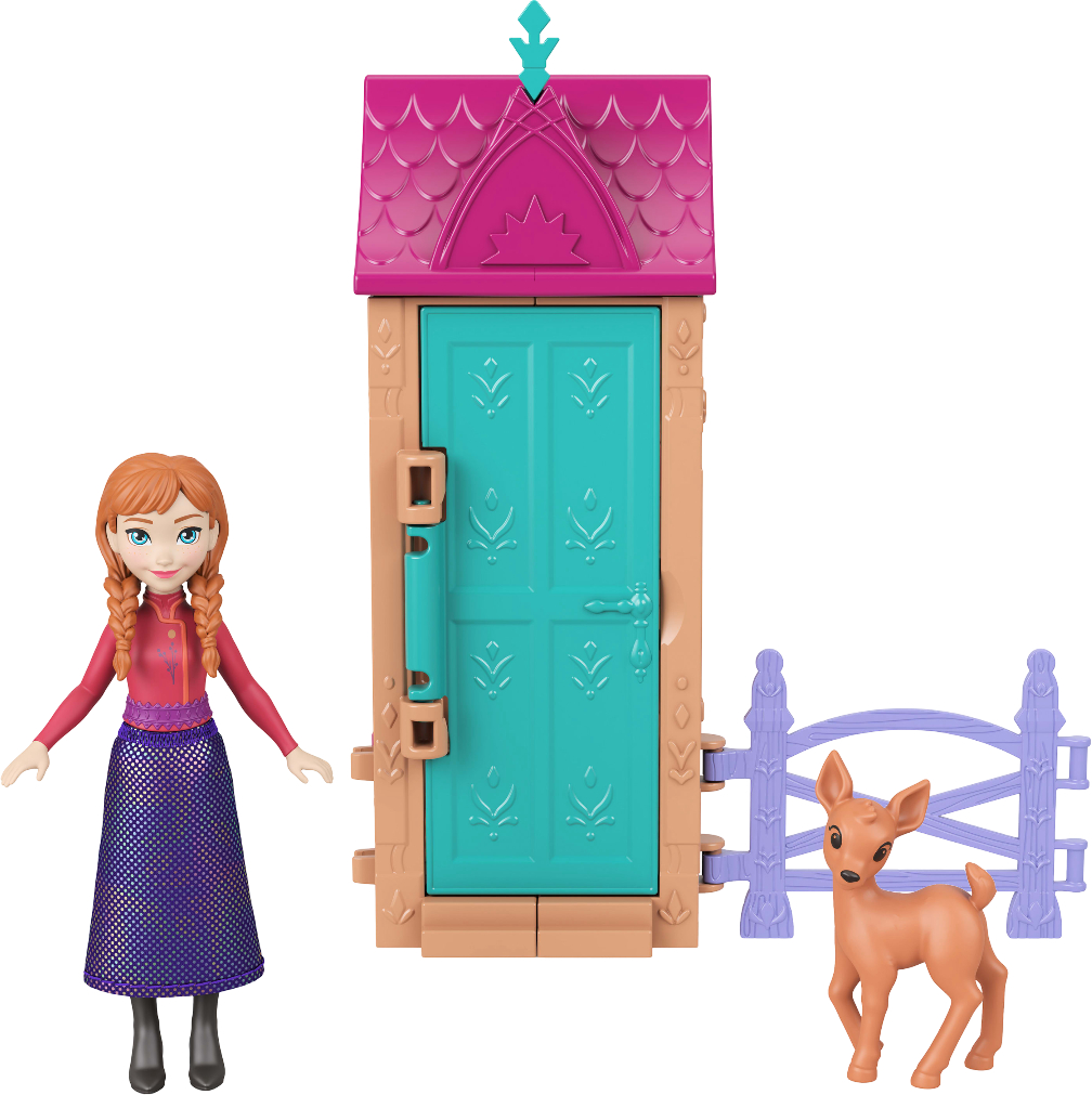 Лялька-сюрприз Disney Frozen з мінілялькою Крижане серце Ерендельське містечко (JFG24) - Фото 1