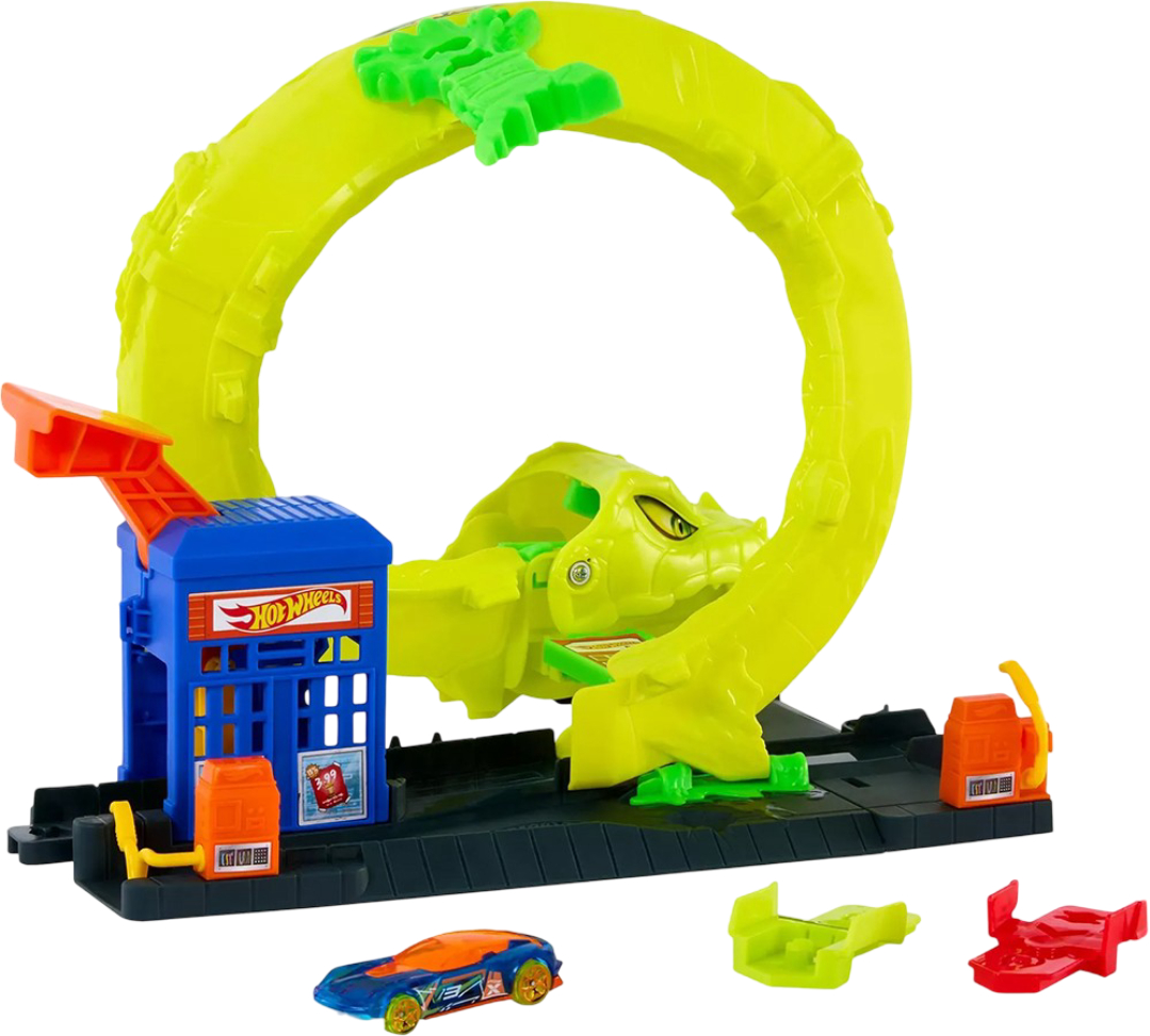 Ігровий набір Hot Wheels Спіральна атака Змії серії Небезпечні створіння(JBM63) - Фото 1