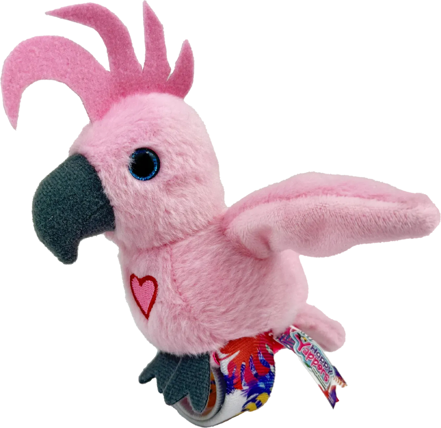 Интерактивная игрушка Happy Yappers Веселые разговоры Какаду розовый (9595) - Фото 1