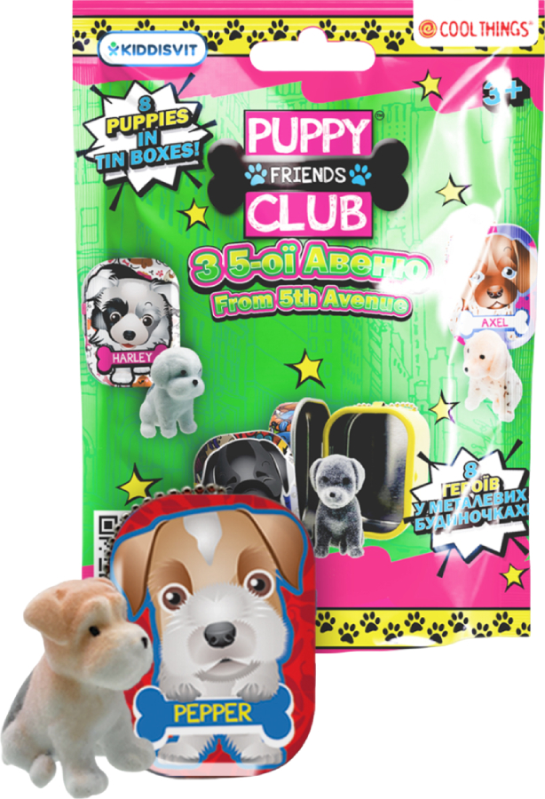 Игровая фигурка-сюрприз Cool Things Puppy Club - ЩЕНКИ С 5-ОЙ АВЕНЮ (PC059) - Фото 1