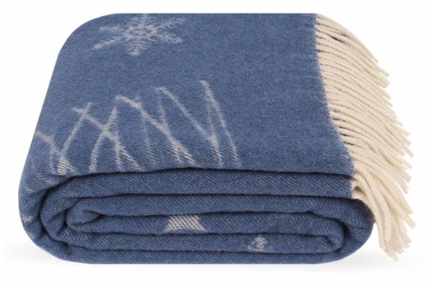 Плед полуторный Lanavitta Жаккардовый Елени синий 150х200 (25474239) - Фото 1