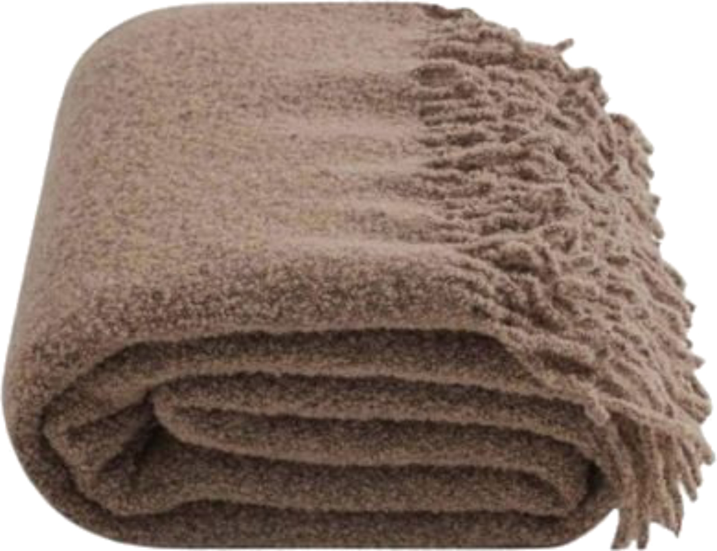 Плед полуторный Lanavitta Букле Премиум каппучино 140х200 (22074243) - Фото 1