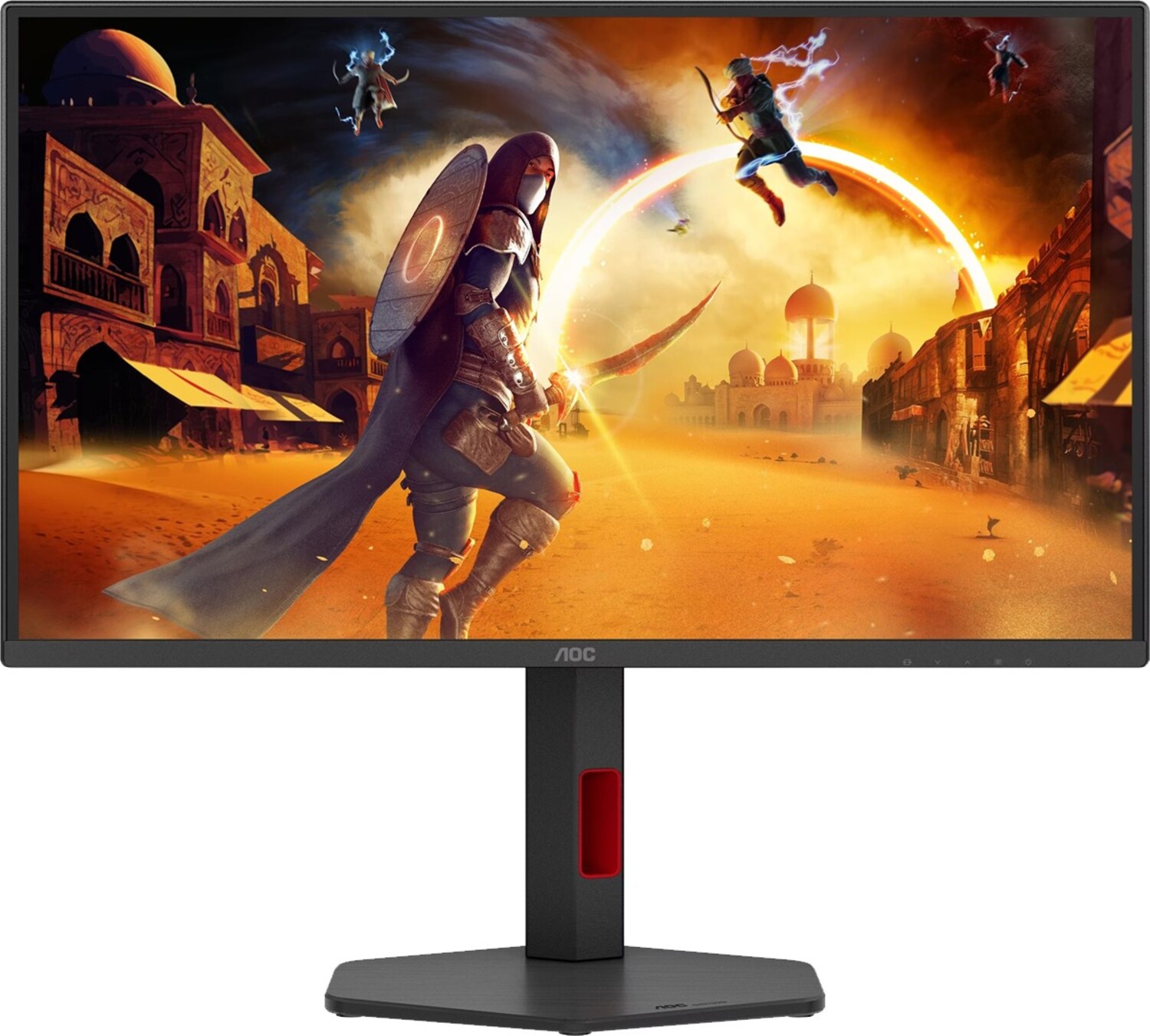Монитор игровой AOC Q25G4SR Black/Red - Фото 1