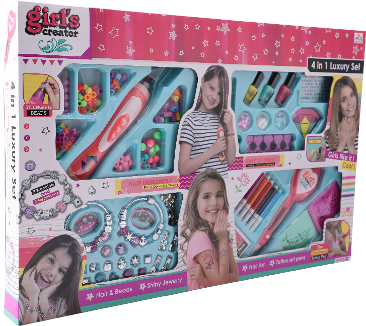 Купить Набор для изготовления украшений Girl's creator 4в1 (73582) - Фото 1 Набор для изготовления украшений Girl's creator 4в1 (73582) - Фото 1