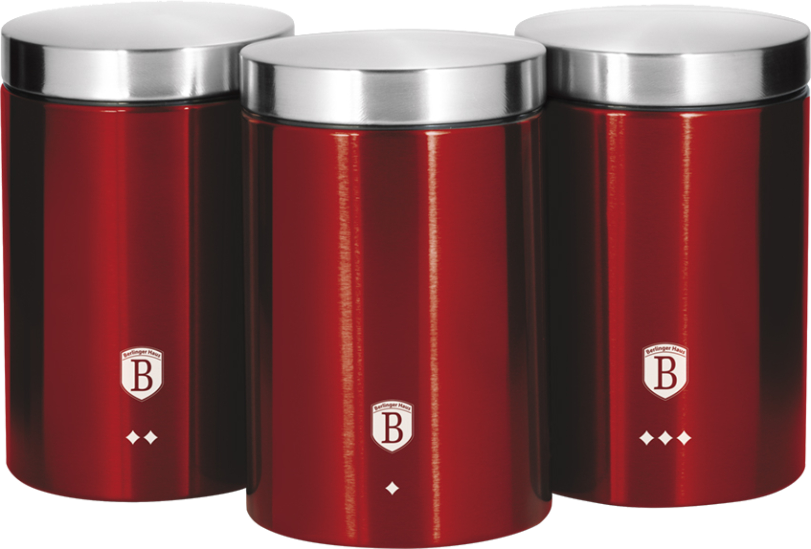 Набір ємностей для сипучих BerlingerHaus 3 пр. (BH 1343) - Фото 1