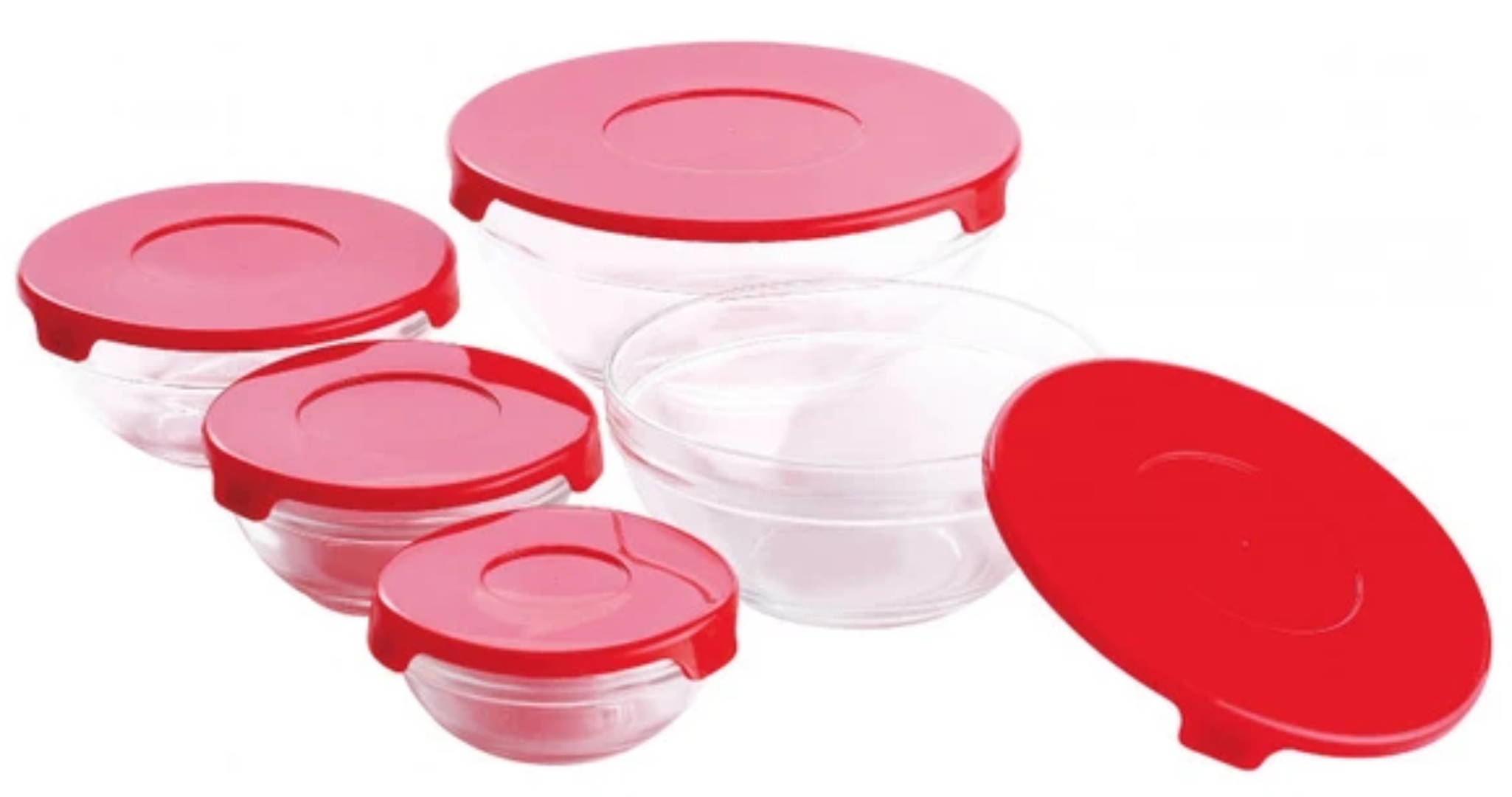 Купить Набор емкостей для сыпучих Bergner 10 пр. (RB-4419-RD) - Фото 1 Набор емкостей для сыпучих Bergner 10 пр. (RB-4419-RD) - Фото 1