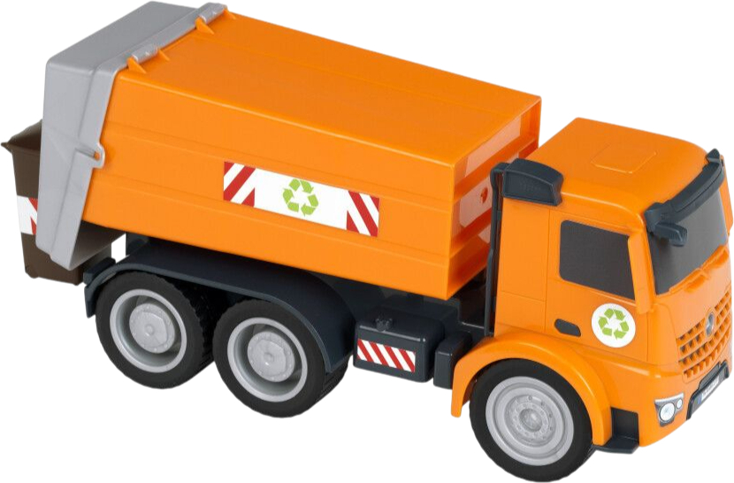 Наземная спецтехника Klein Мусоровоз Arocs с этикеткой (3820) - Фото 1