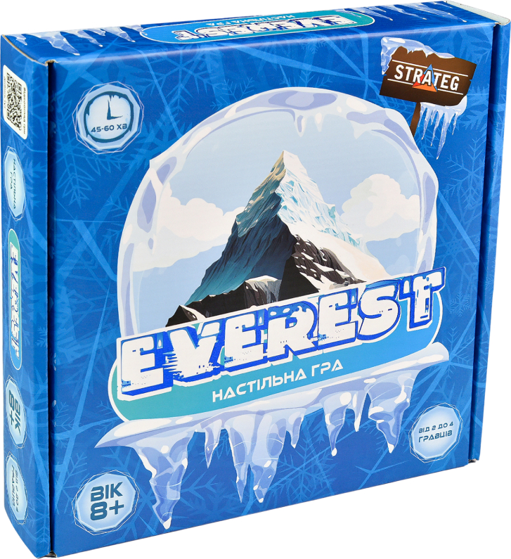 Настольная игра (8+) Strateg EVEREST на украинском языке (30417) - Фото 1