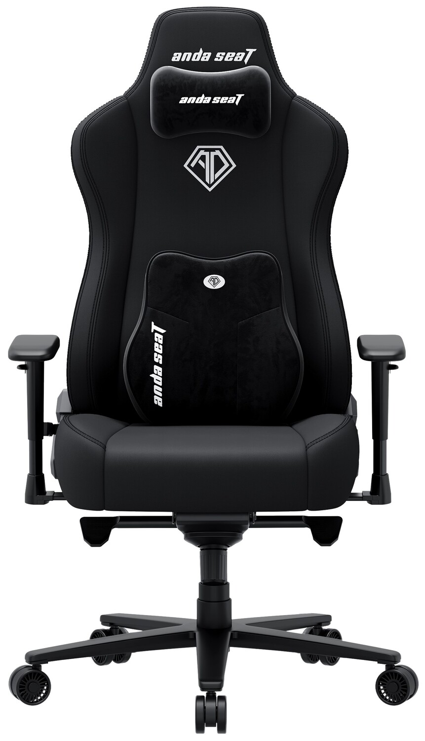 Крісло для геймерів Anda Seat Novis Plus XL Black Fabric (AD23YC-XL-01-B-F-B04) - Фото 1
