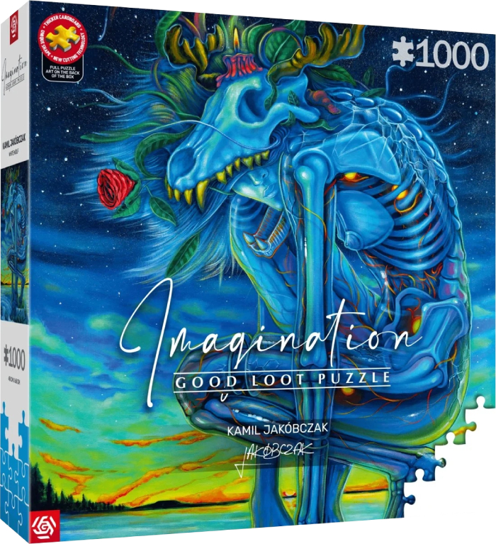 Пазлы (8+) Good Loot Imagination: Kamil Jakobczak White Wolf 1000 эл. (5908305247906) - Фото 1