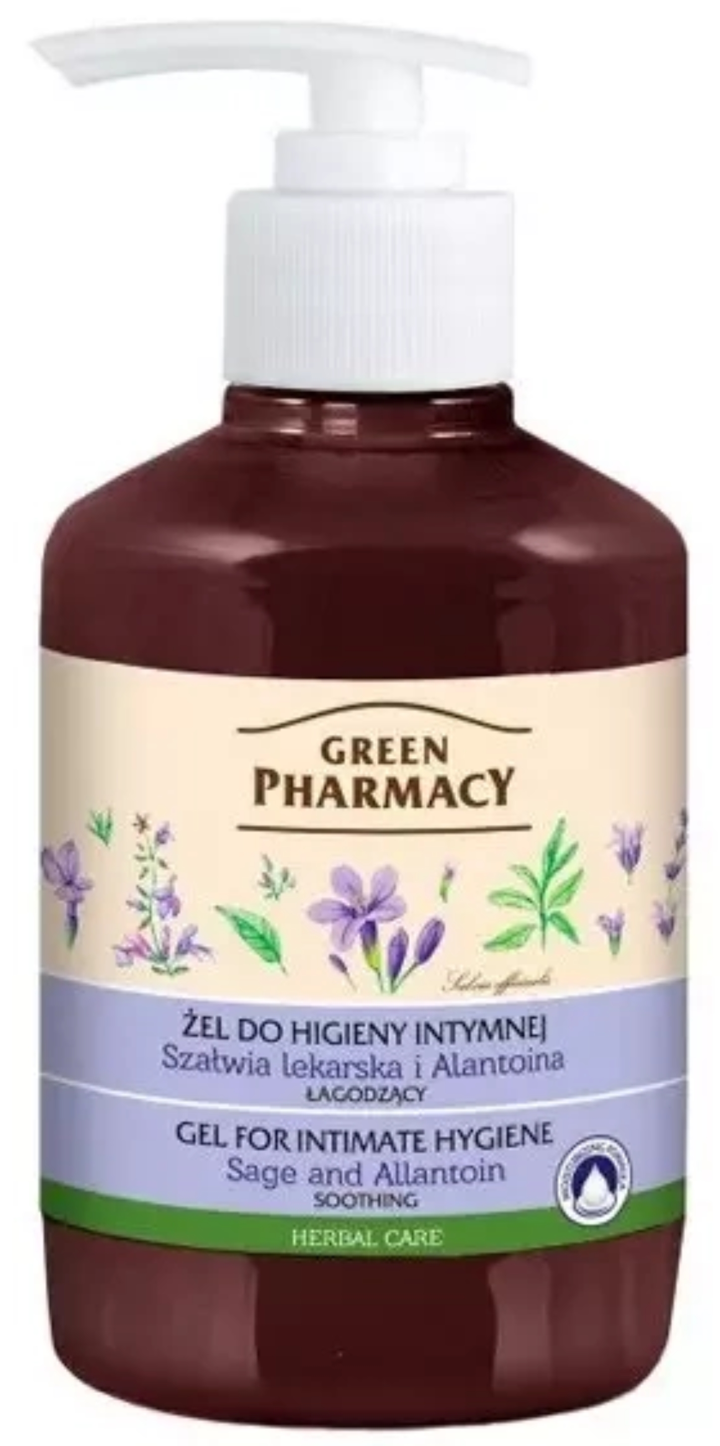 Гель для интимной гигиены Green Pharmacy Шалфей 370 мл (4823015916748) - Фото 1