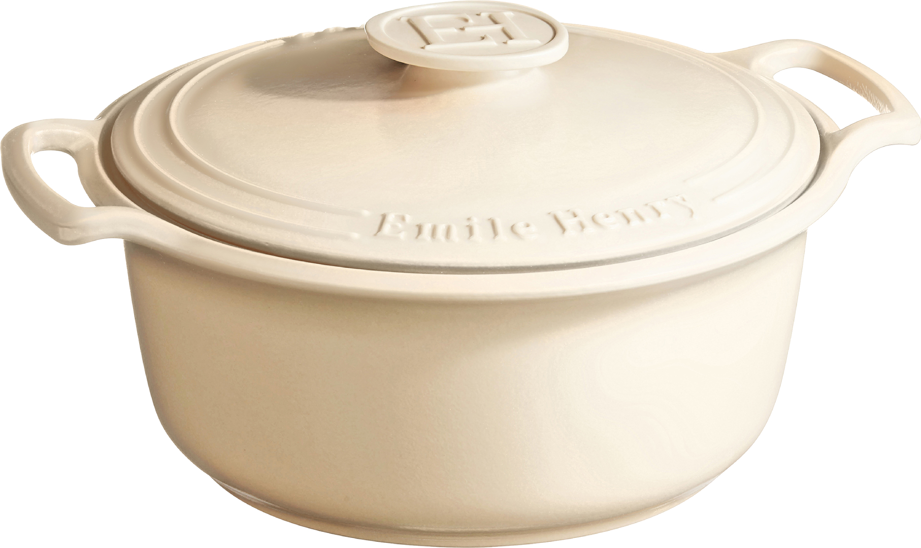 Кастрюля Emile Henry 5 л Белый (564760) - Фото 1