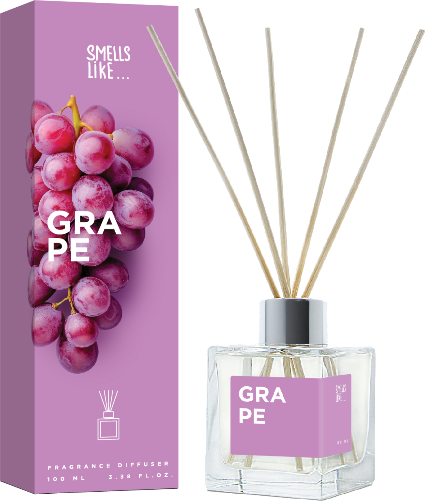 Аромадиффузор Esse Smells Like Grape (Виноград) 100 мл (4820288091004) - Фото 1