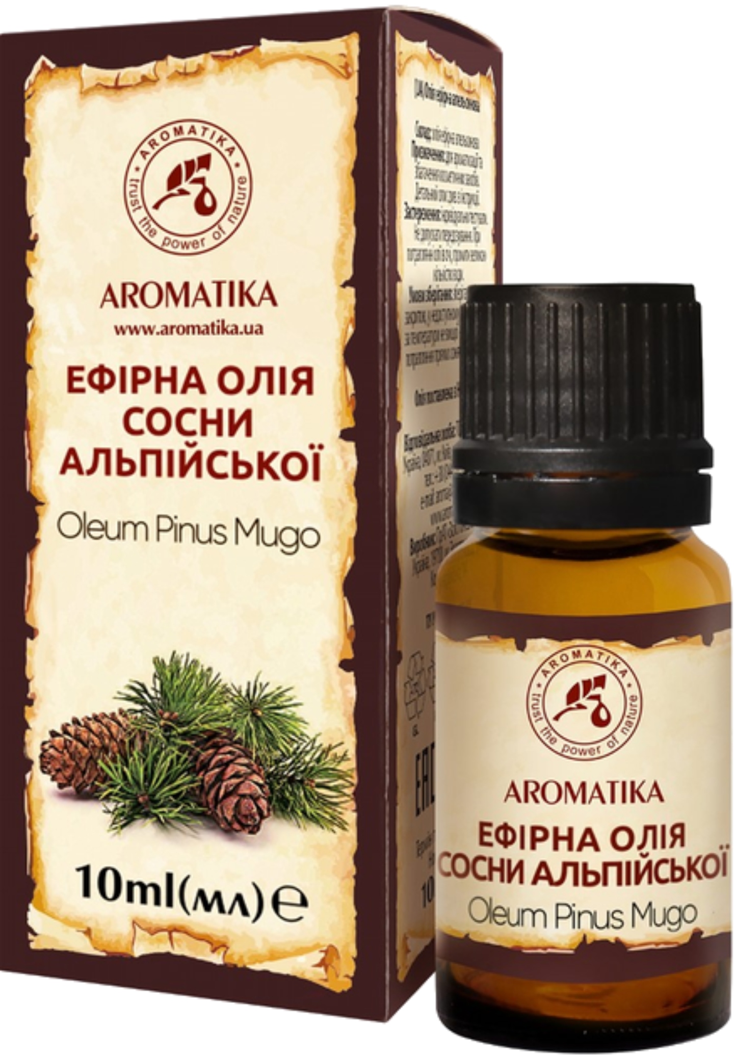 Эфирное масло Ароматика сосны альпийской 10 мл (4820031052689) - Фото 1