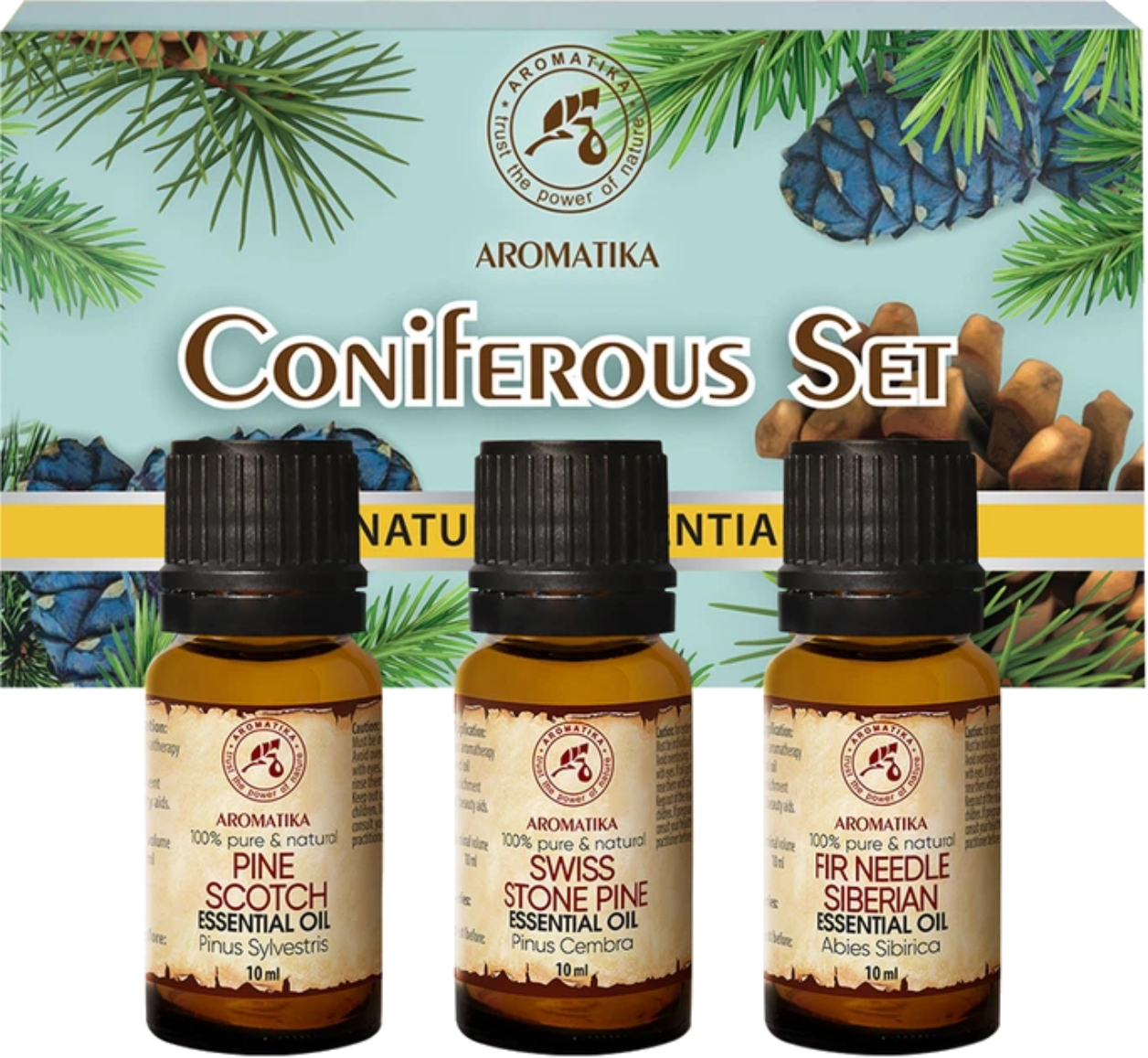 Купить Набор эфирных масел Ароматика Хвойный аромат, 3шт. (4820177026858) - Фото 1 Набор эфирных масел Ароматика Хвойный аромат, 3шт. (4820177026858) - Фото 1