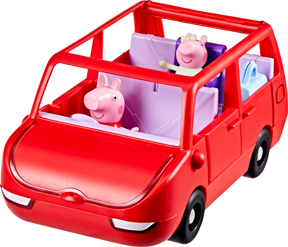 Набор игровых фигурок Peppa Pig FIGURINES –  БОЛЬШОЙ СЕМЕЙНЫЙ АВТОМОБИЛЬ ПЕППИ (G0541) - Фото 1