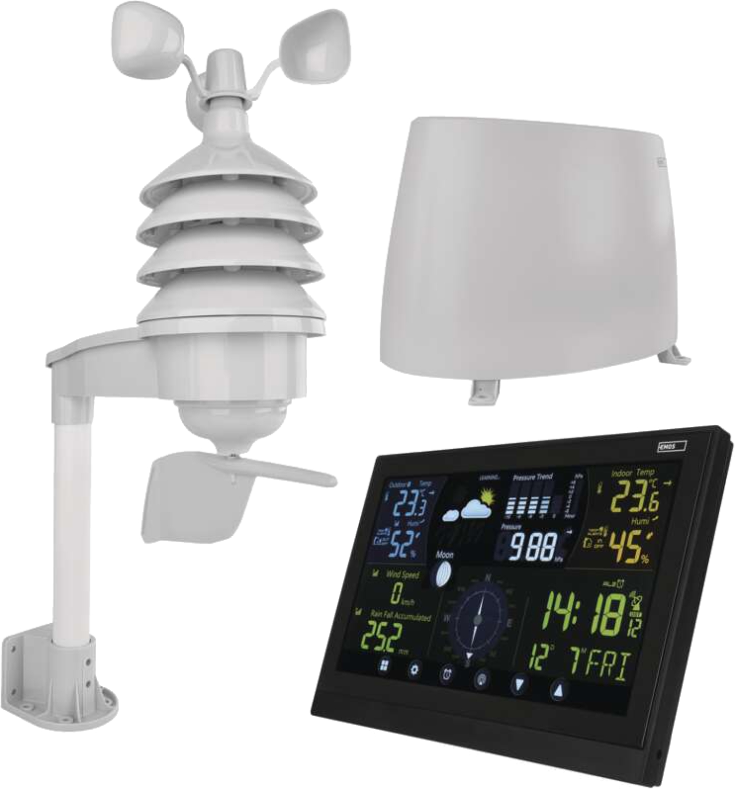 Купить Метеостанция EMOS E6016 - Фото 1 Метеостанция EMOS E6016 - Фото 1