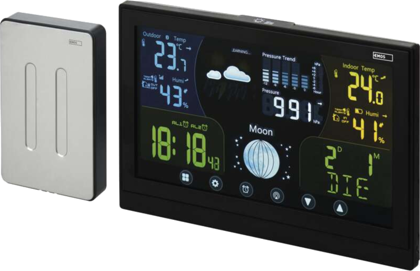 Купить Метеостанция EMOS E6018 - Фото 1 Метеостанция EMOS E6018 - Фото 1