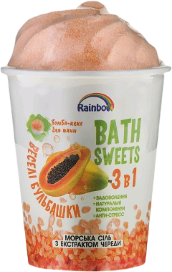 Бомбочки для ванны Rainbow Веселые пузыри 280 г с экстрактом череды (4820240940371) - Фото 1