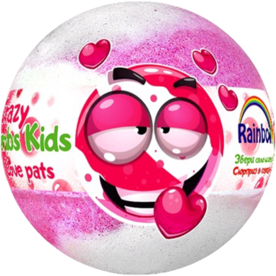 Бомба для ванны Crazy Bombs Kids 100 г Любимые животные (4820240940265) - Фото 1