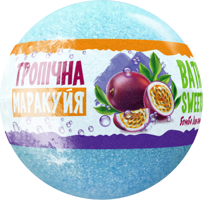 Бомба для ванны Bath Sweets 100 г Тропическая маракуйя (4820240940609) - Фото 1
