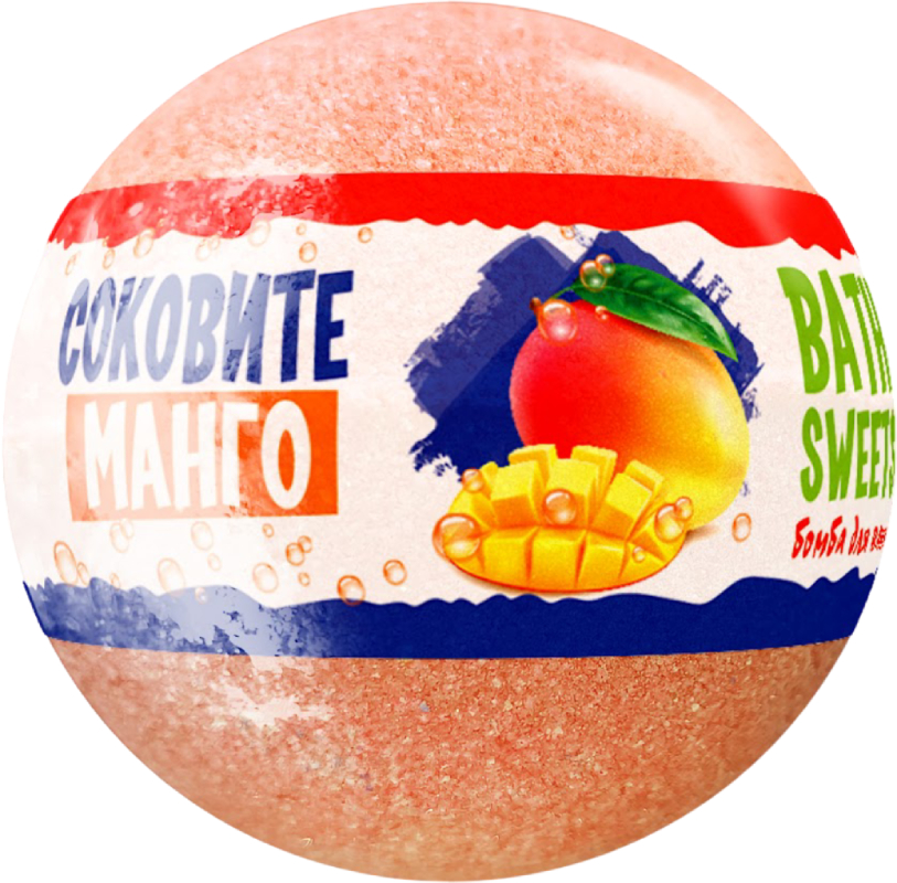 Бомба для ванны Bath Sweets 100 г Сочное манго (4820240940623) - Фото 1