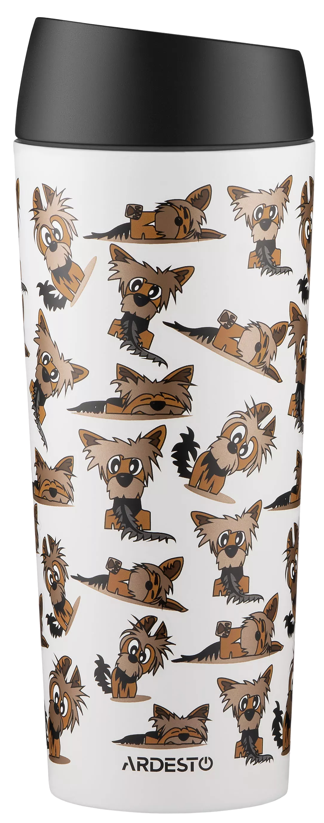 Термокружка Ardesto Coffee Time Yorkie 450 мл бежевый (AR2645YT) - Фото 1