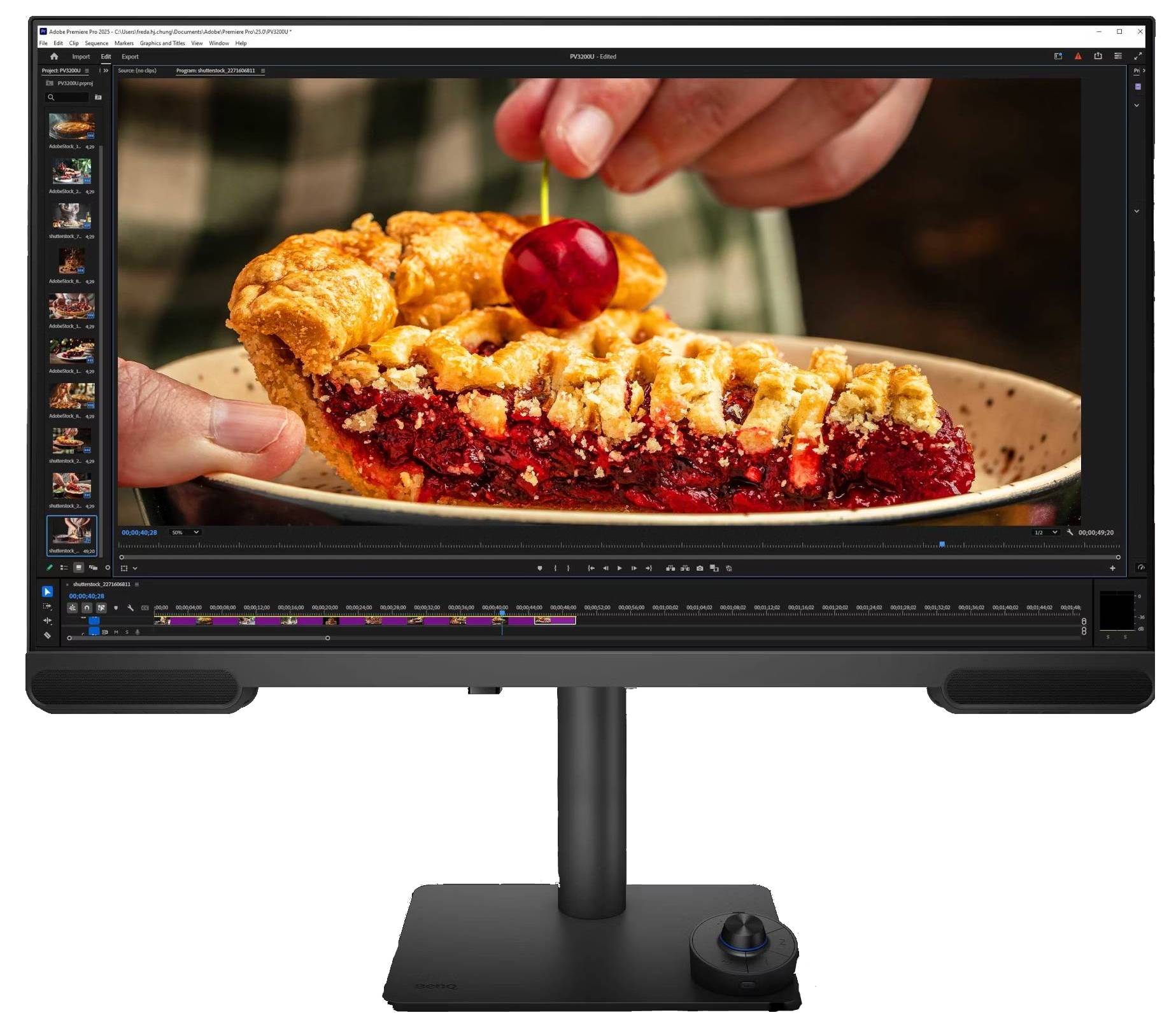 Монітор BenQ PV3200U (9H.Y01LA.TBE) Dark Grey - Фото 1