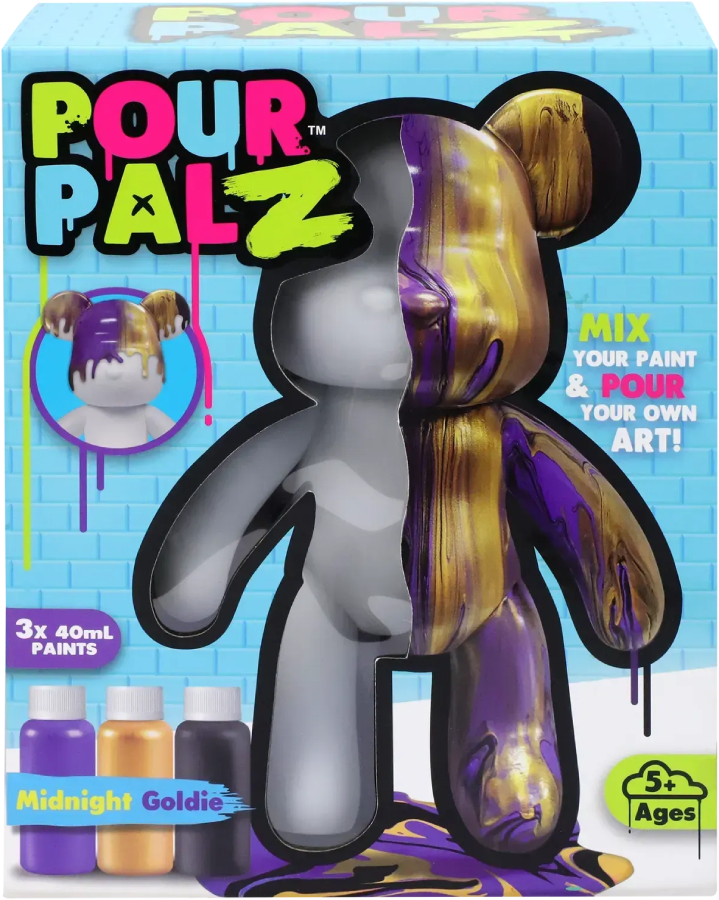 Купити Набір для декупажу та розпису Pour Palz Ведмедик Опівнічне золото S2 (GS-G25029) - Фото 1 Набір для декупажу та розпису Pour Palz Ведмедик Опівнічне золото S2 (GS-G25029) - Фото 1