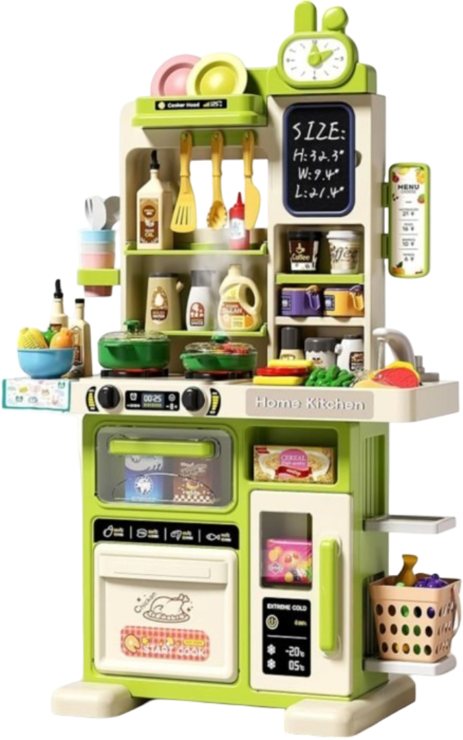 Сюжетно-ролевая игра. Кухня Bambi G801 83 см Green (1171357) - Фото 1