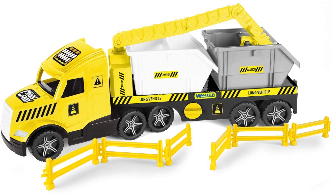 Наземная спецтехника Wader ''Magic Truck Technic'' со строительными контейнерами (36470) - Фото 1