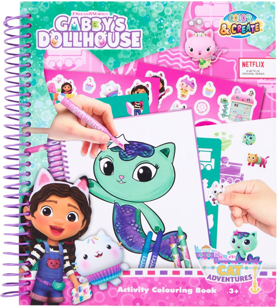 Розмальовки класичні Disney GABBY'S DOLLHOUSE Актівіті (GD24356) - Фото 1