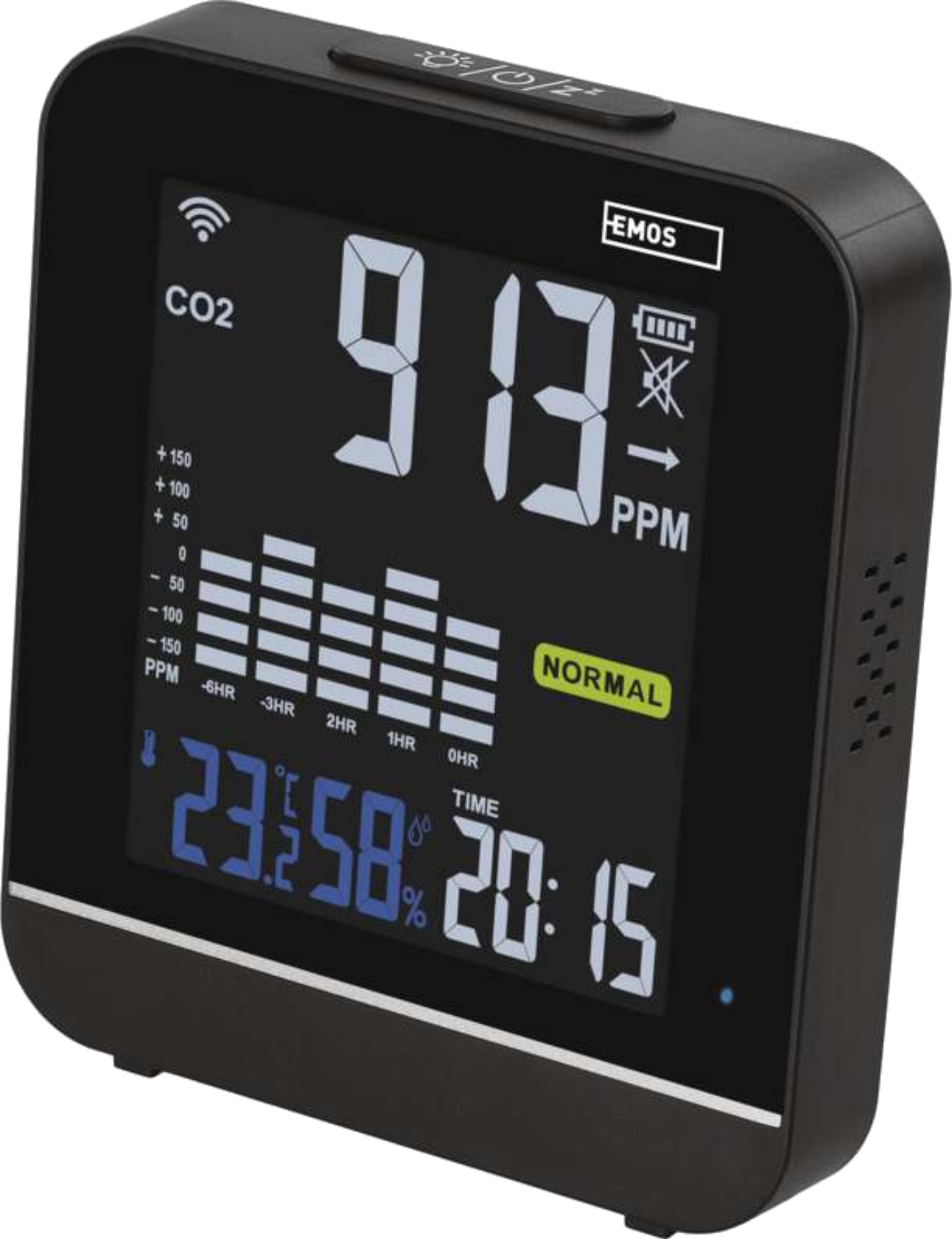 Купить Метеостанция EMOS Монитор качества воздуха E30300 c WiFi - Фото 1 Метеостанция EMOS Монитор качества воздуха E30300 c WiFi - Фото 1