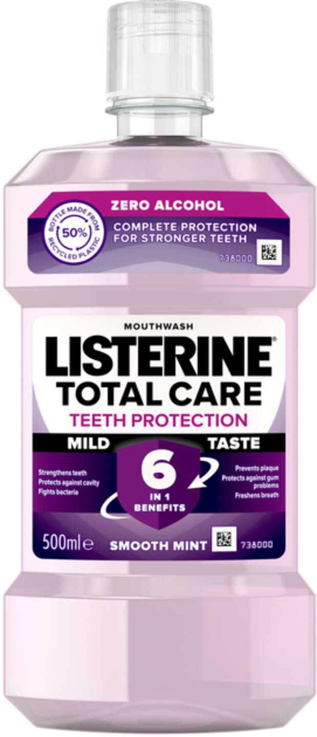 Ополаскиватель для полости рта Listerine Total Care 500 мл (3574660721980) - Фото 1