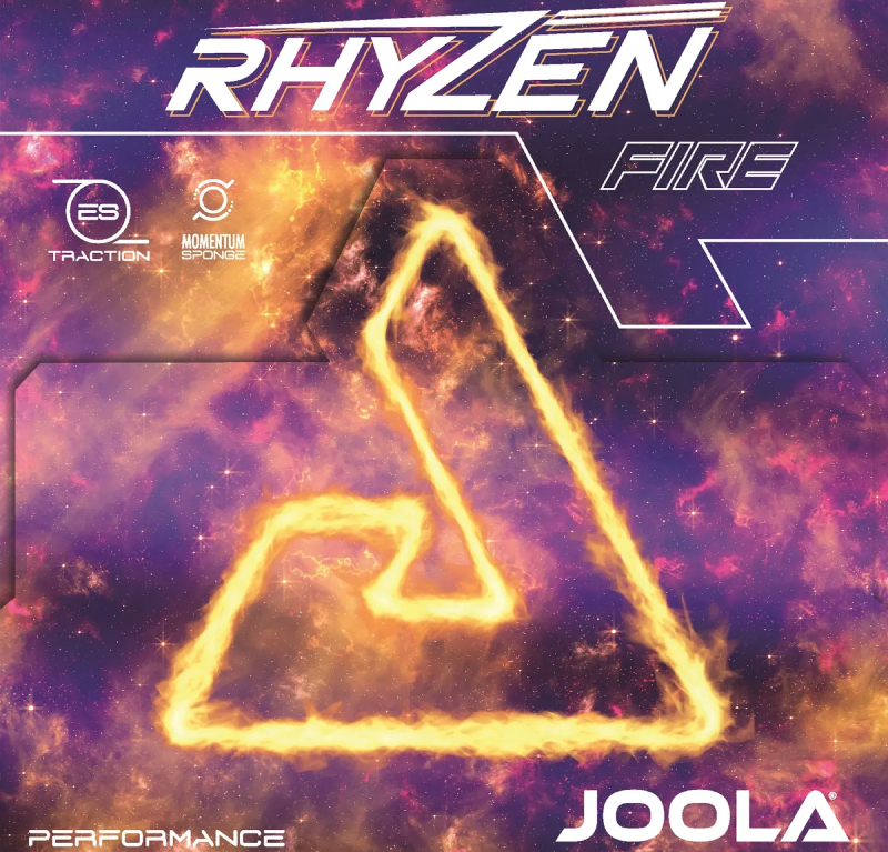 Накладка для ракетки Joola Rhyzen Fire 2.0 Red (70570) - Фото 1