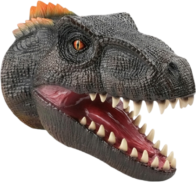 Пальчиковый театр Same Toy Тиранозавр коричневый (X378UT-1) - Фото 1
