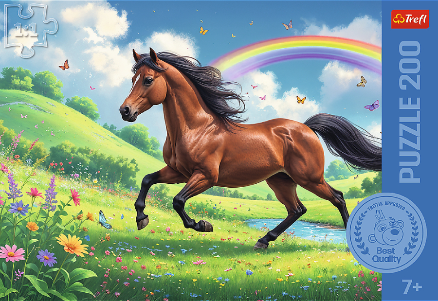 Купити Пазли (8 +) Trefl 200 KAZSTUDIO SA Гордий кінь (5900511133554) - Фото 1 Пазли (8 +) Trefl 200 KAZSTUDIO SA Гордий кінь (5900511133554) - Фото 1