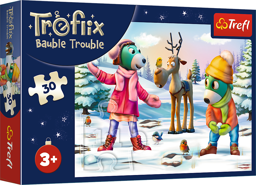 Купити Пазли (3-4 роки) Trefl Різдво з Трефлікс 30 ел. (5900511183139) - Фото 1 Пазли (3-4 роки) Trefl Різдво з Трефлікс 30 ел. (5900511183139) - Фото 1