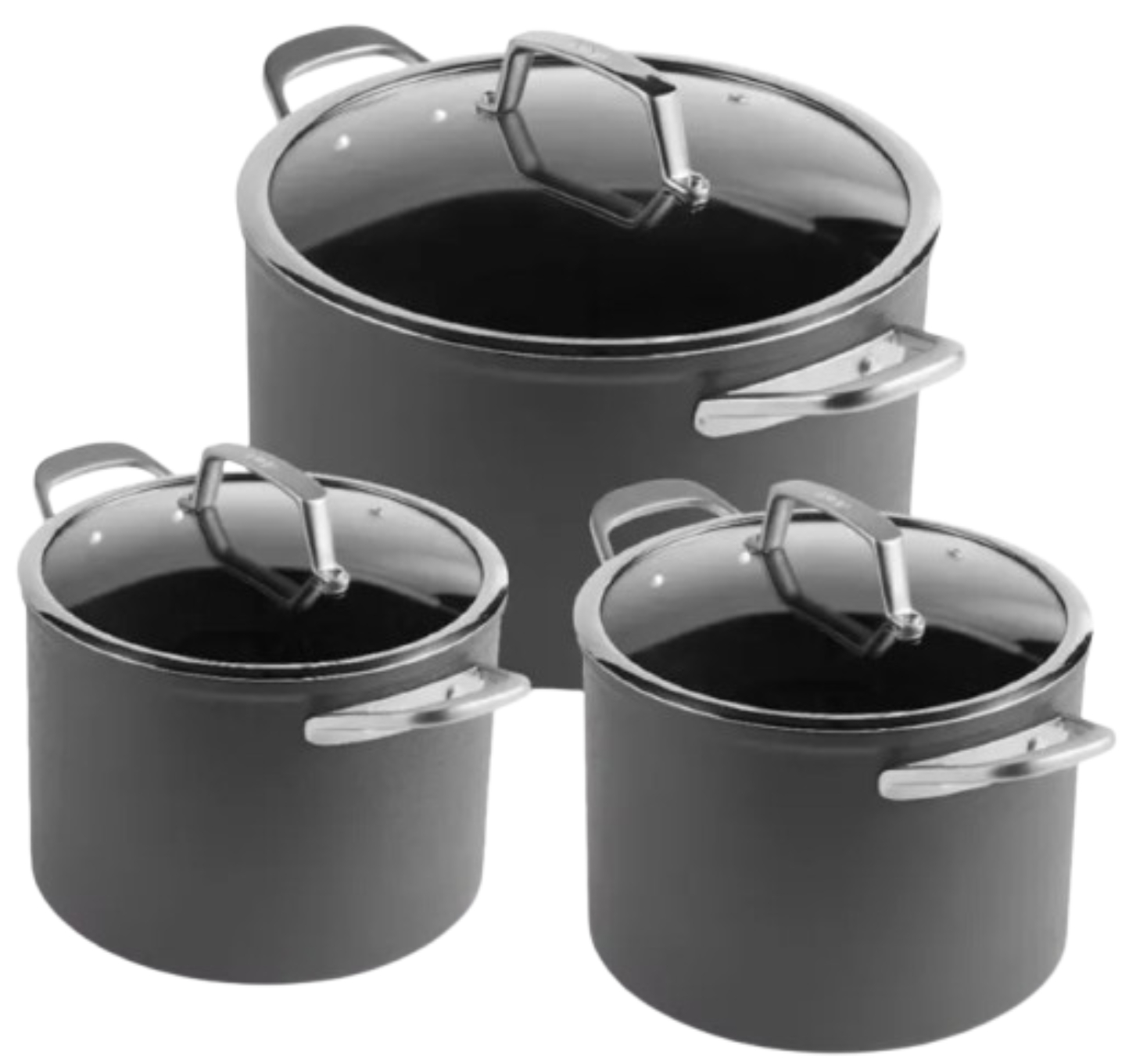 Набор кастрюль Ninja ZEROSTICK Premium 3 пр. (C33300DE) - Фото 1