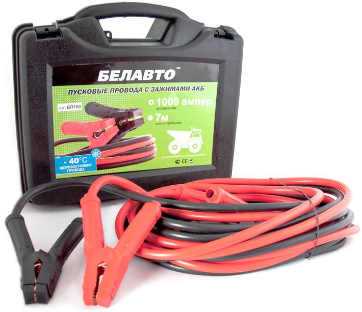 Стартовый провод BelAuto 1000A 7м (BP100) - Фото 1
