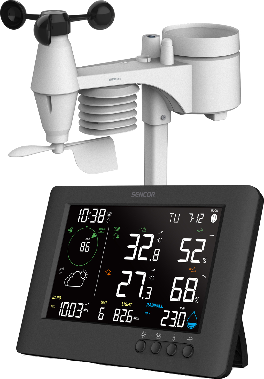 Купить Метеостанция Sencor SWS10500WIFI - Фото 1 Метеостанция Sencor SWS10500WIFI - Фото 1