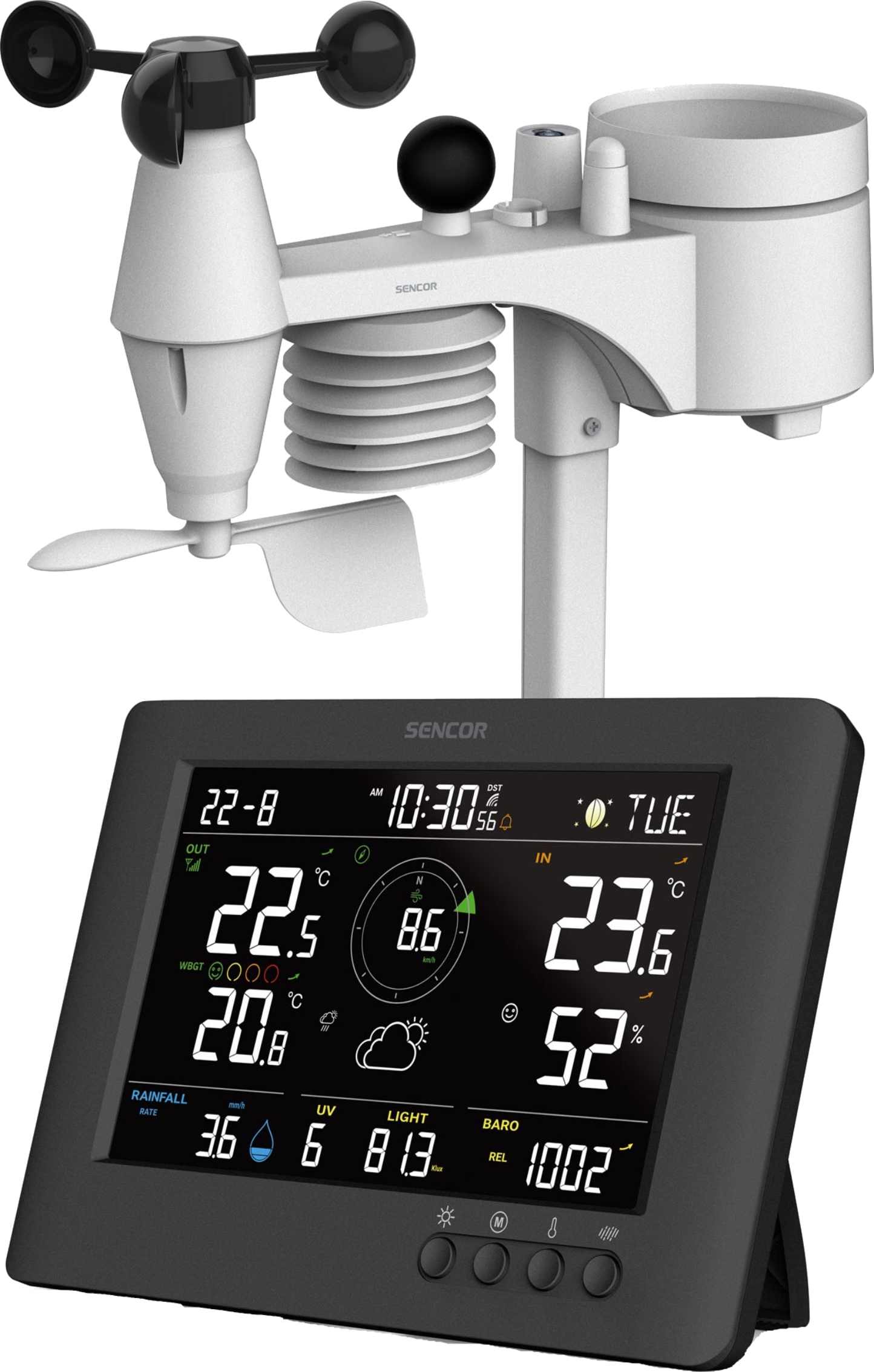 Купить Метеостанция Sencor SWS9500 - Фото 1 Метеостанция Sencor SWS9500 - Фото 1