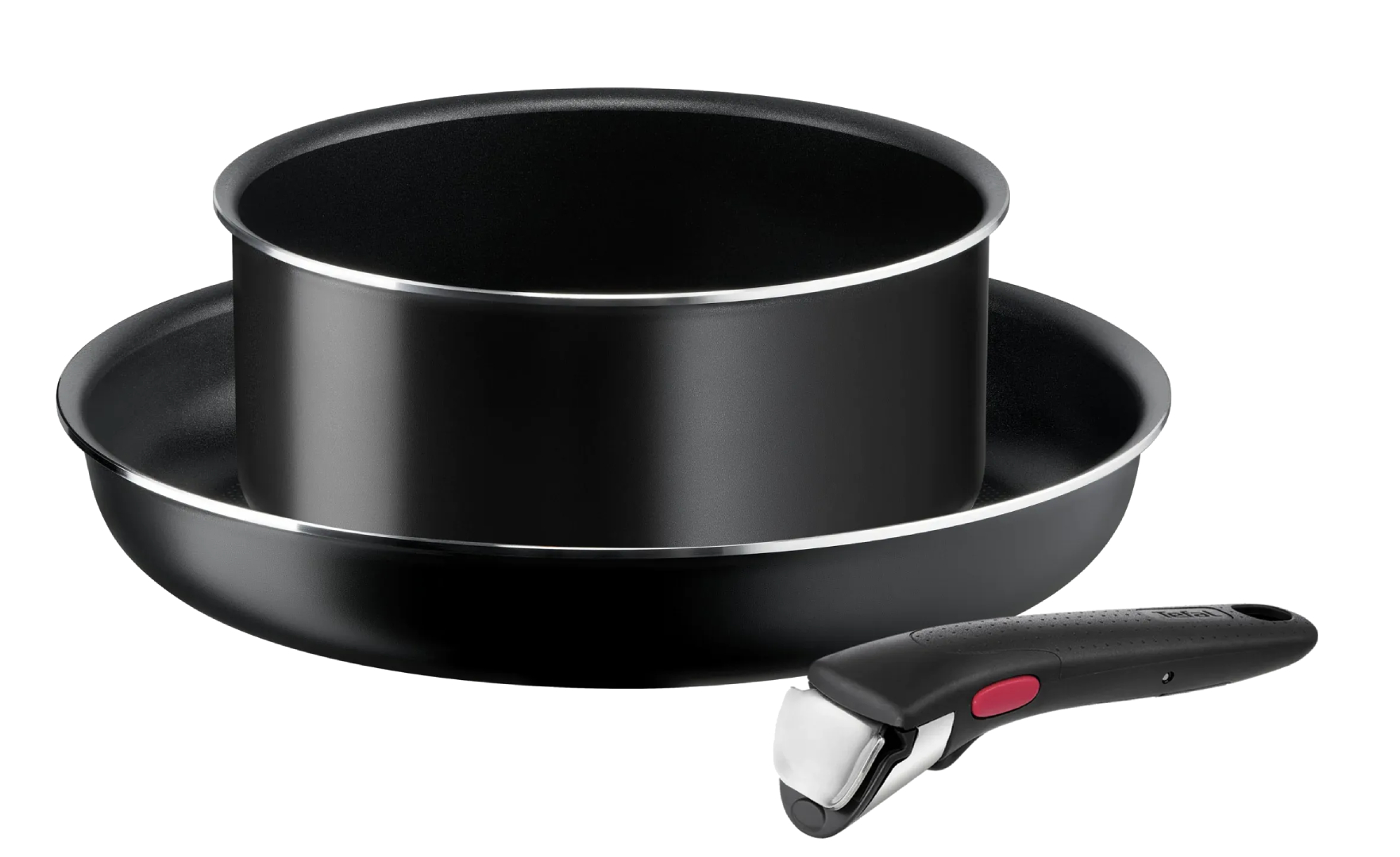 Набір посуду зі знімною ручкою Tefal L1539243 Ingenio Easy Cook &Clean 3 пр. - Фото 1