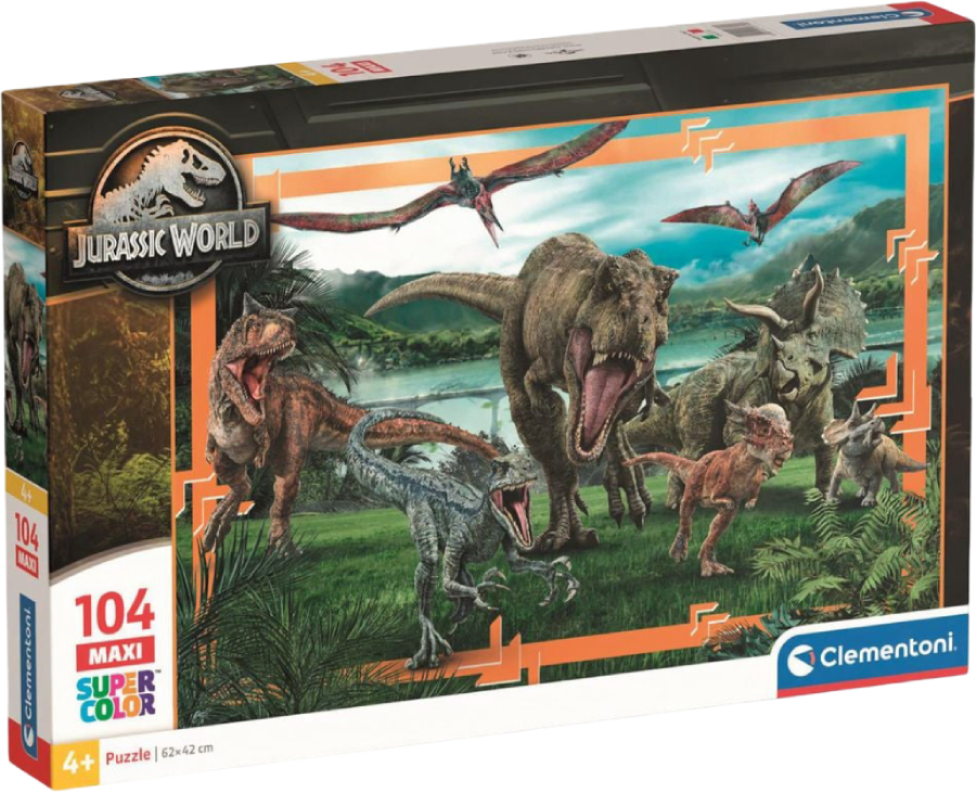 Купити Пазли (3-4 роки) Clementoni Jurassic World серія MAXI 104 ел. (23770) - Фото 1 Пазли (3-4 роки) Clementoni Jurassic World серія MAXI 104 ел. (23770) - Фото 1