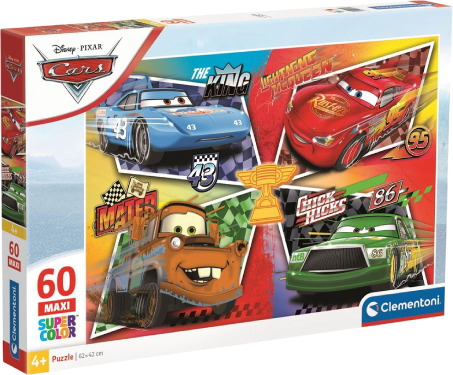 Купити Пазли (3-4 роки) Clementoni Cars серія MAXI 60 ел. (26332) - Фото 1 Пазли (3-4 роки) Clementoni Cars серія MAXI 60 ел. (26332) - Фото 1